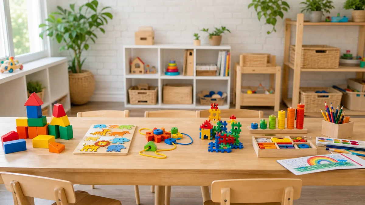 Chọn đồ chơi Montessori theo độ tuổi giúp bé không bị quá khó