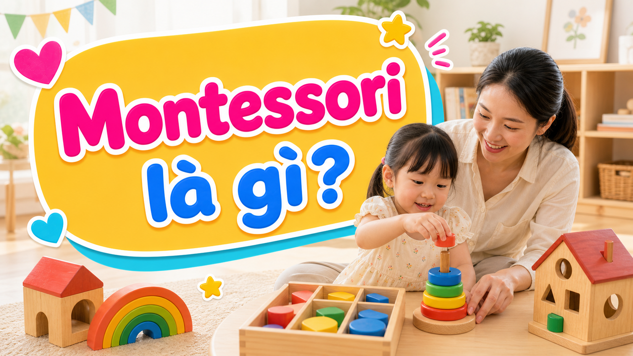 Đồ chơi Montessori là gì? Cách chọn đúng cho bé