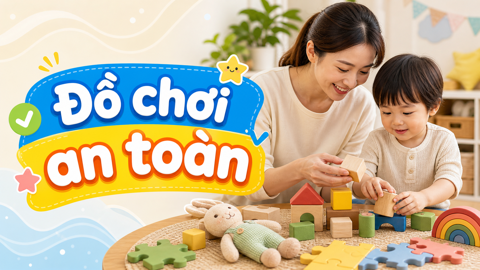 Cách chọn đồ chơi an toàn cho bé: checklist nhanh cho cha mẹ