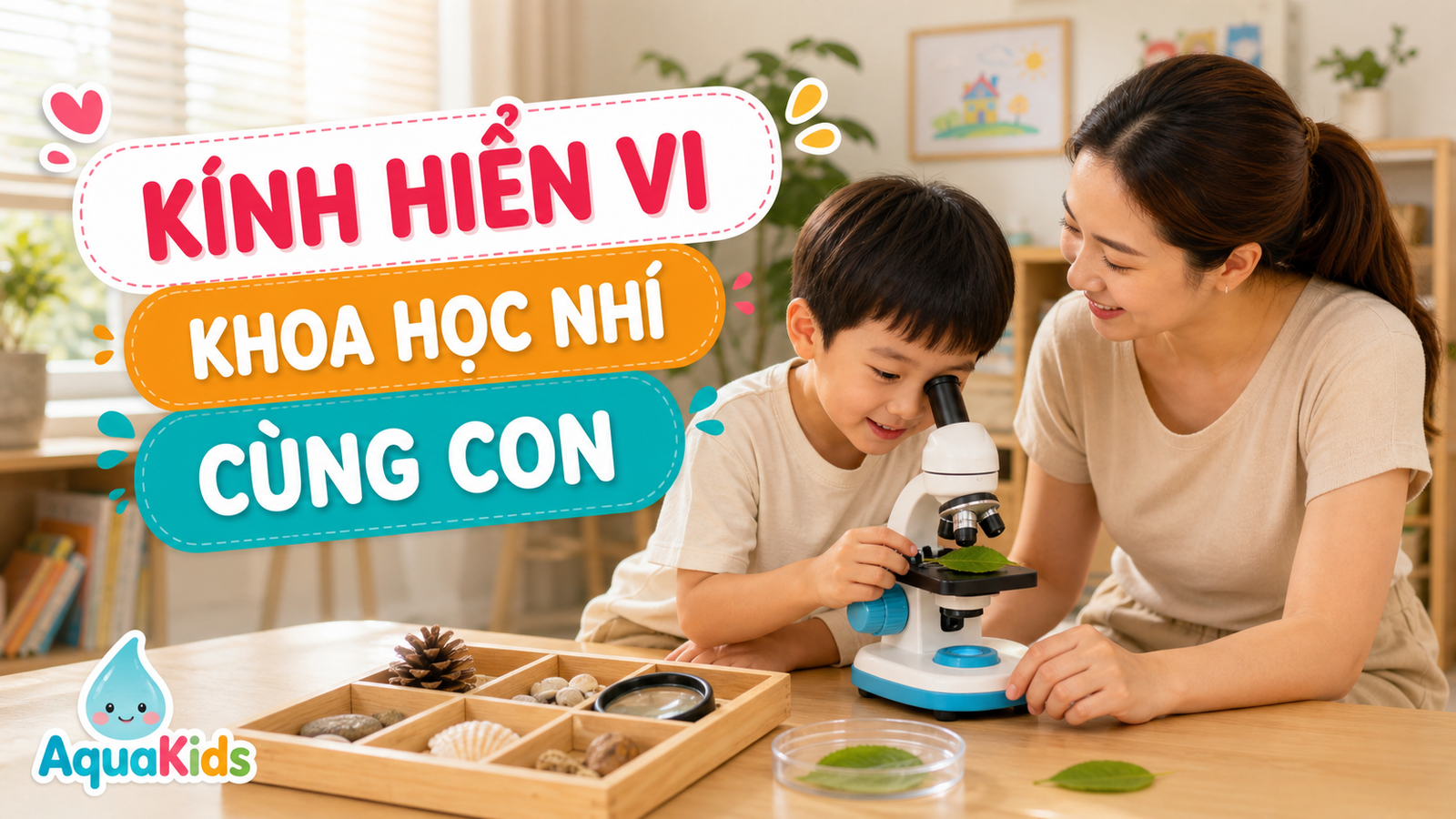 Kính hiển vi cho bé: bắt đầu khám phá khoa học tại nhà thế nào cho vui?