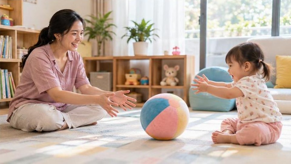 Minh họa riêng cho bài Ông bà nên chơi gì với cháu? 9 trò chậm, vui và dễ nói chuyện - cảnh chơi 1, không có chữ trên ảnh