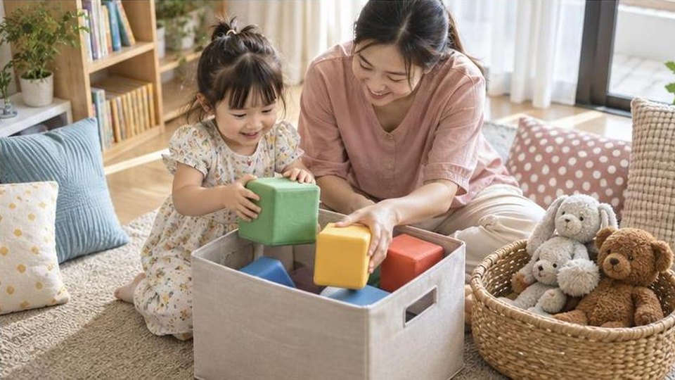 Minh họa riêng cho bài Robot đồ chơi cho bé: chọn kiểu điều khiển hay lắp ráp theo tuổi? - cảnh chơi 3, không có chữ trên ảnh