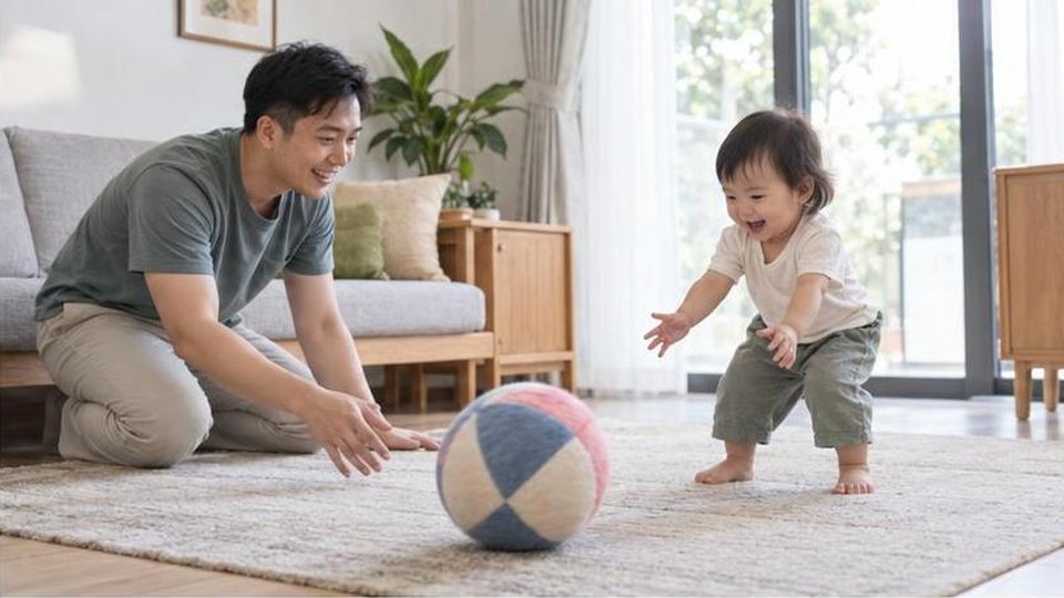 Minh họa riêng cho bài Nhà bếp đồ chơi cho bé: nhập vai nấu ăn và học chờ lượt - cảnh chơi 2, không có chữ trên ảnh