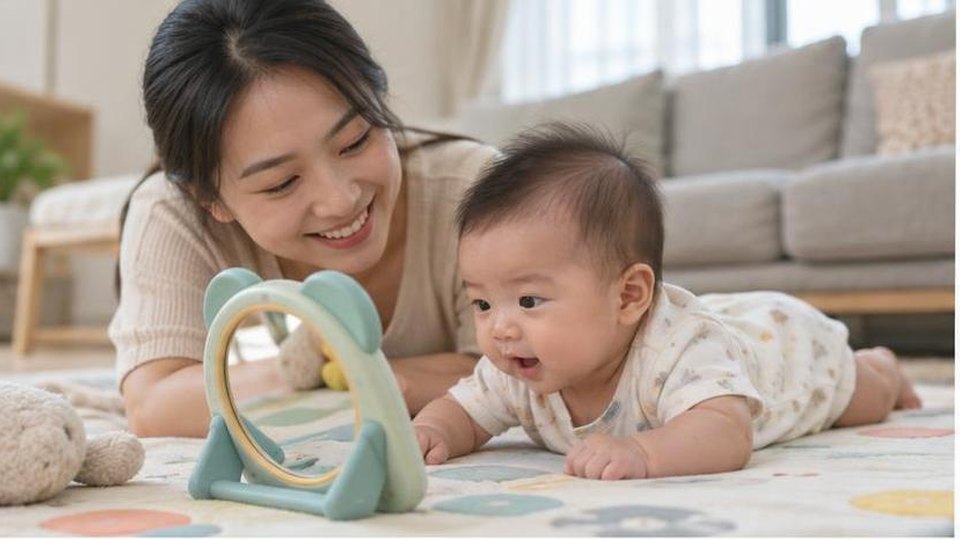 Minh họa riêng cho bài Trò chơi xếp theo kích thước cho bé: học to nhỏ, cao thấp qua đồ chơi - cảnh chơi 1, không có chữ trên ảnh