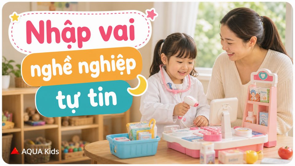 Minh họa cách chơi trò chơi chọn theo màu cho bé cùng bé độ tuổi của bé không dùng chữ trên ảnh