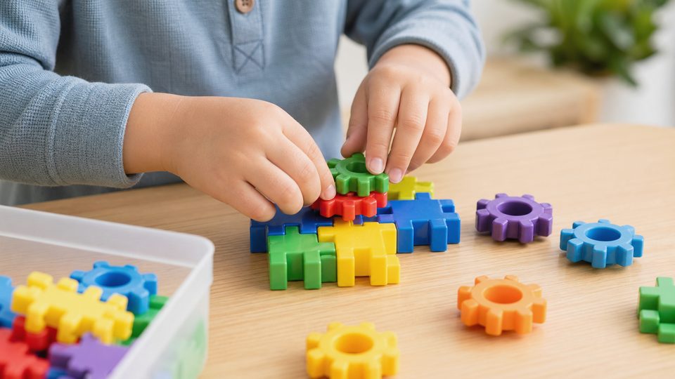 Minh họa cách chơi trò chơi theo luật cho bé cùng bé độ tuổi của bé không dùng chữ trên ảnh
