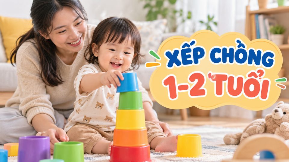Minh họa cách chơi sau lễ 2/9, bé đi học lại cùng bé độ tuổi của bé không dùng chữ trên ảnh