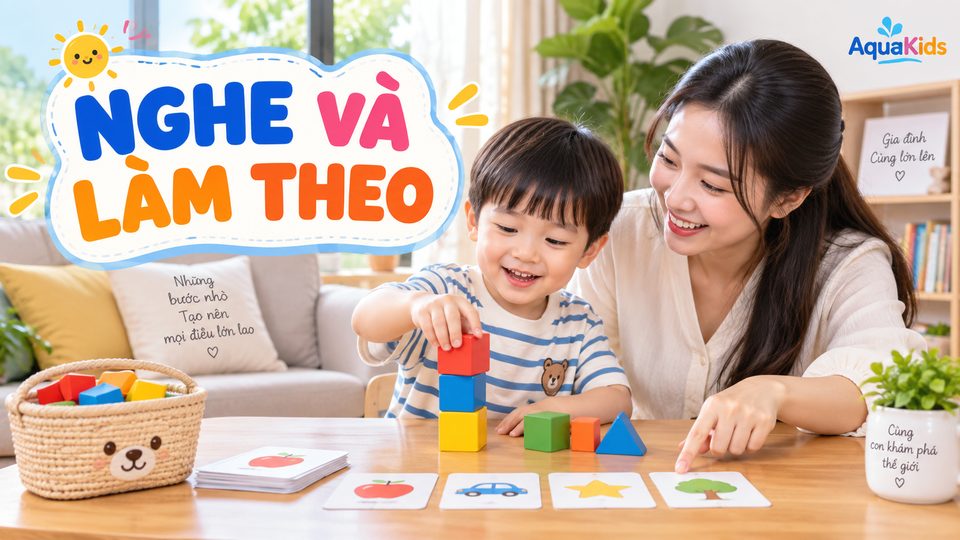 Minh họa cách chơi quà sinh nhật cho bé 5-6 tuổi cùng bé độ tuổi của bé không dùng chữ trên ảnh
