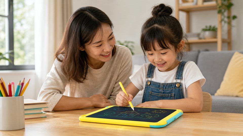 Phụ huynh chuẩn bị hoạt động khung giờ không màn hình cho bé 3-6 tuổi cho bé độ tuổi của bé trong góc chơi an toàn