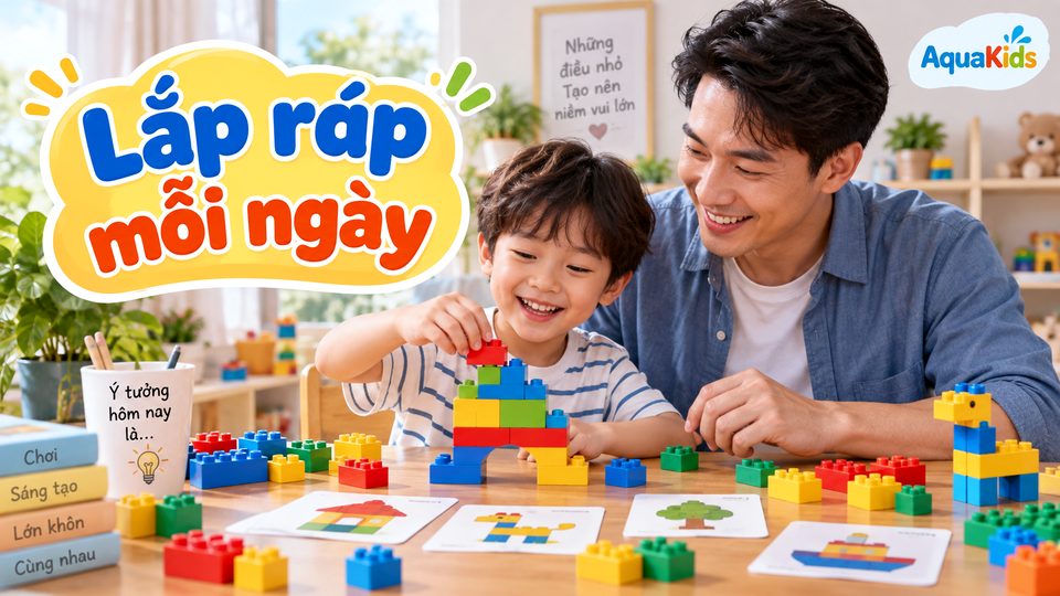 Minh họa cách chơi vì sao bé 3-6 tuổi hay hỏi