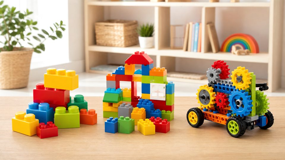 Phụ huynh chuẩn bị hoạt động dạy bé tự dọn đồ chơi sau khi chơi cho bé độ tuổi của bé trong góc chơi an toàn