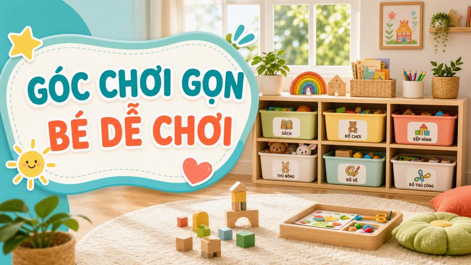 Phụ huynh chuẩn bị hoạt động cách giúp bé bớt mè nheo khi bị tắt điện thoại cho bé độ tuổi của bé trong góc chơi an toàn