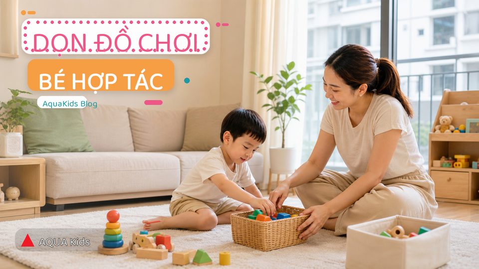 Phụ huynh chuẩn bị hoạt động cách giúp trẻ tập trung hơn khi học và chơi tại nhà cho bé độ tuổi của bé trong góc chơi an toàn
