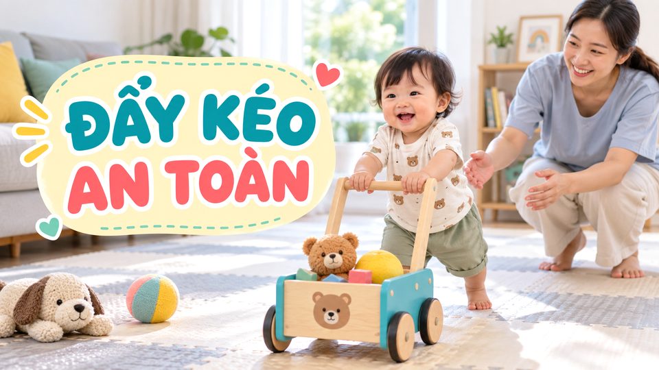 Minh họa cách chơi cách giúp trẻ tập trung hơn khi học và chơi tại nhà cùng bé độ tuổi của bé không dùng chữ trên ảnh
