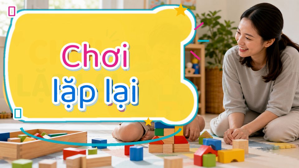 Minh họa cách chơi cách chọn đồ chơi an toàn cho bé cùng bé độ tuổi của bé không dùng chữ trên ảnh