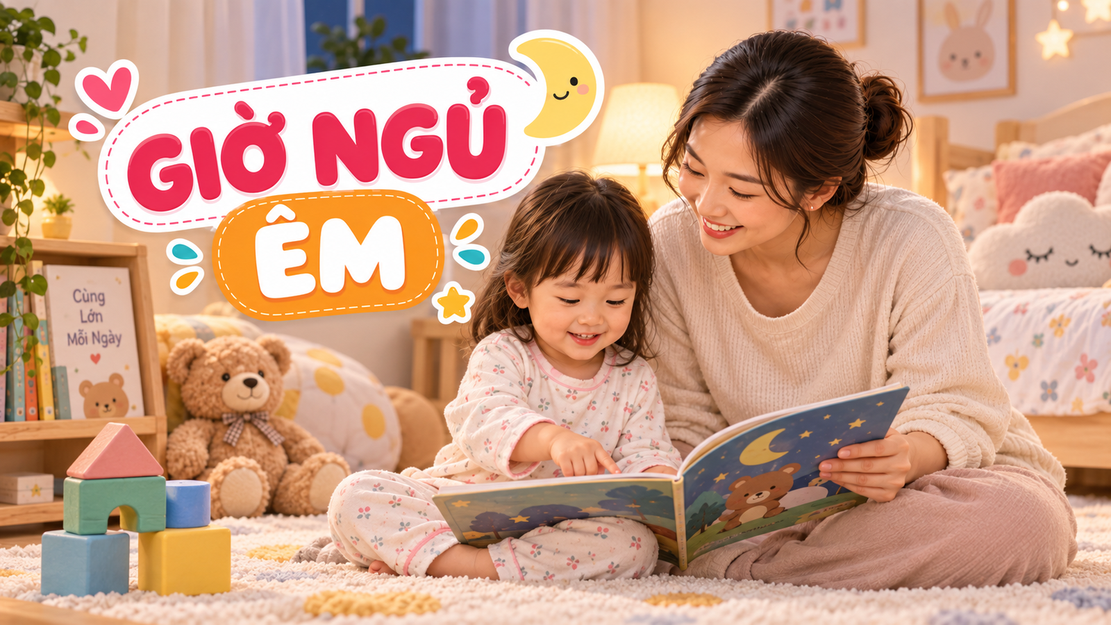 Chơi yên tĩnh trước giờ ngủ: 3 lựa chọn giúp bé hạ nhịp không cần màn hình