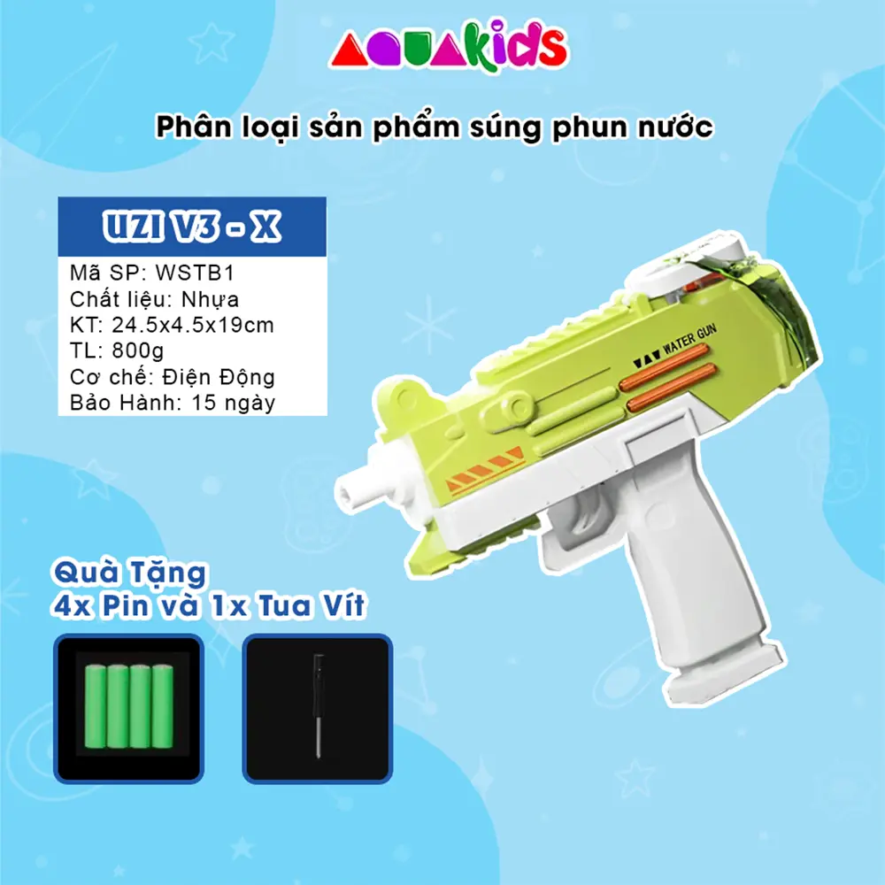 Máy Phun Nước 2 Nòng Cỡ Lớn Nước 2 Vòi Áp Lực To Xa kích thước 60cm khẩu phun nước mùa hè