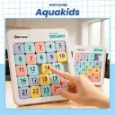 Đồ chơi trượt xếp hình sudoku chín lưới từ tính trẻ em trí tuệ montessori cho bé AquaKids