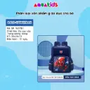 Balo chống gù cao cấp Spiderman người nhện cho bé trai tiểu học (Lớp 1-6) chống nước siêu nhẹ AquaKids