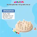 Bộ trò chơi cờ trí nhớ rèn luyện màu sắc thông minh bằng gỗ giúp bé luyện trí nhớ tư duy Aquakids