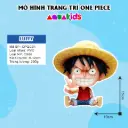 Mô hình 3D One Piece chibi Luffy Zoro Sanji Ace Sabo Nami Robin Choper Usopp Brook Franky Jinbei Boa Hancok Doflamingo 