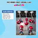 Mô hình người nhện spiderman chibi 9cm bằng nhựa decor cao cấp cho bé Aquakids