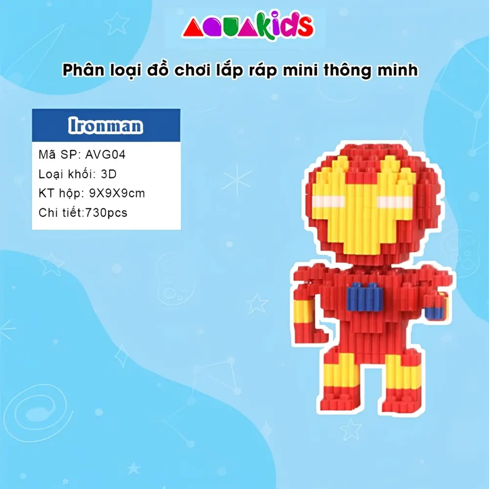 Đồ chơi lắp ráp mô hình naruto onepiece sasuke mini 3d thông minh cho bé