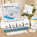 Đồ chơi khối tính toán số bằng gỗ, cộng, trừ, nhân, chia đối kháng tặng chuông cho bé AquaKids