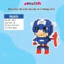 Đồ chơi lắp ráp marvel ironman captain american mô hình nhân vật siêu anh hùng 3D thông minh cho bé 