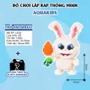 Bộ mô hình đồ chơi lắp ráp 3D xếp hình cáo và thỏ zootopia cỡ vừa cao 32cm