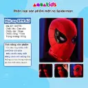 [Mẫu Mới 2025] Mặt Nạ Hóa Trang Người Nhện Spiderman nháy mắt được Tỉ Lệ 1: 1, điều khiển từ xa mắt phát sáng