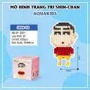 Đồ chơi mini Shin mô hình lắp ráp 3D nhân vật hoạt hình Cậu Bé Bút Chì
