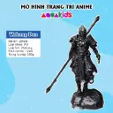 Mô hình Tôn Ngộ Không Huyền Thoại Black Myth Wukong cỡ lớn cầm gậy cao 12cm, chất liệu nhựa cao cấp