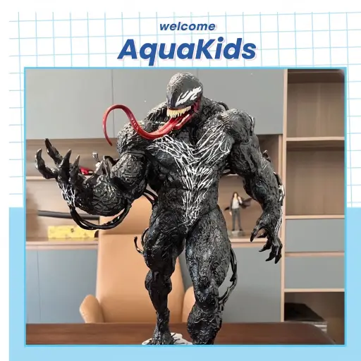 Đồ chơi mô hình venom đen canage marvel spiderman người nhện figure tĩnh decor to cao 30cm