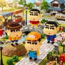 Đồ chơi mini Shin mô hình lắp ráp 3D nhân vật hoạt hình Cậu Bé Bút Chì