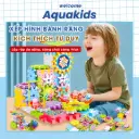 Bộ đồ chơi lắp ghép xếp hình bánh răng chuyển động, vòng xoay 83, 165, 203 chi tiết AquaKids