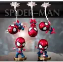 Mô hình người nhện spiderman chibi 9cm bằng nhựa decor cao cấp cho bé Aquakids