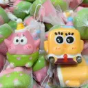 Đồ chơi Squishy Mochi bóp xả stress siêu mềm cute vô tri giải trí nhân vật Bọt Biển Sao Biển Sponge Bob Aquakids