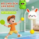 Đồ chơi tập bóng bàn treo tường cho trẻ em phát triển chiều cao phản xạ vận động Aquakids